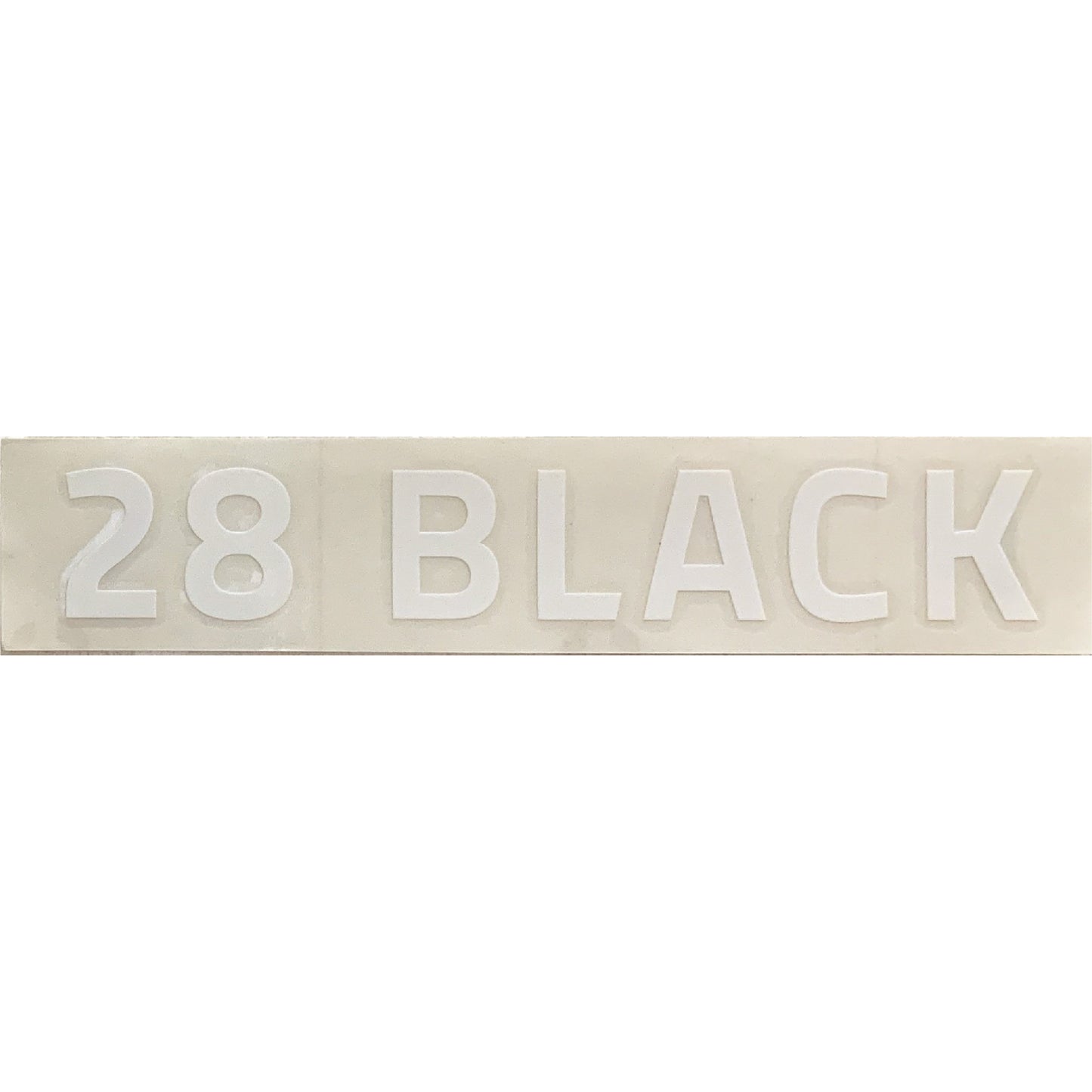 28 BLACK カッティングシート