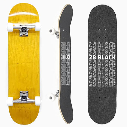 28 BLACK オリジナルスケートボード