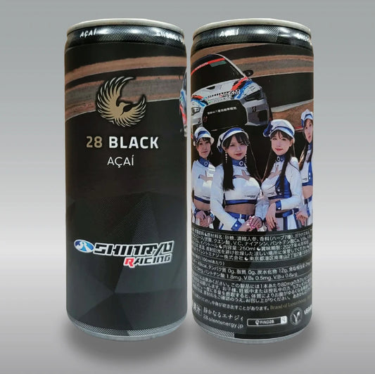 【4本セット】28 BLACK アサイー シンリョウレーシングチーム缶