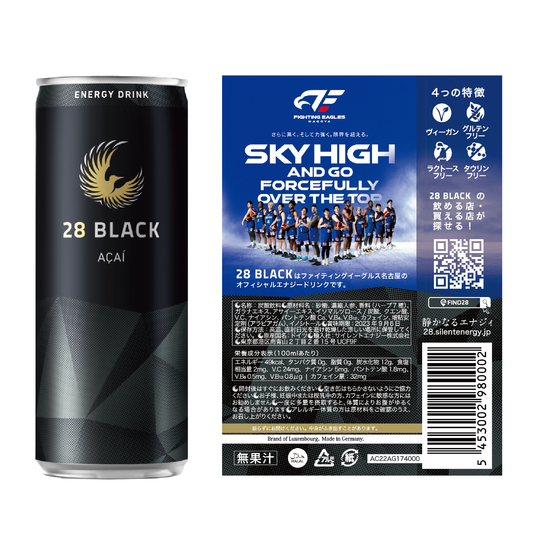 ファイティングイーグルス名古屋 コラボ缶 28 BLACK AÇAÍ